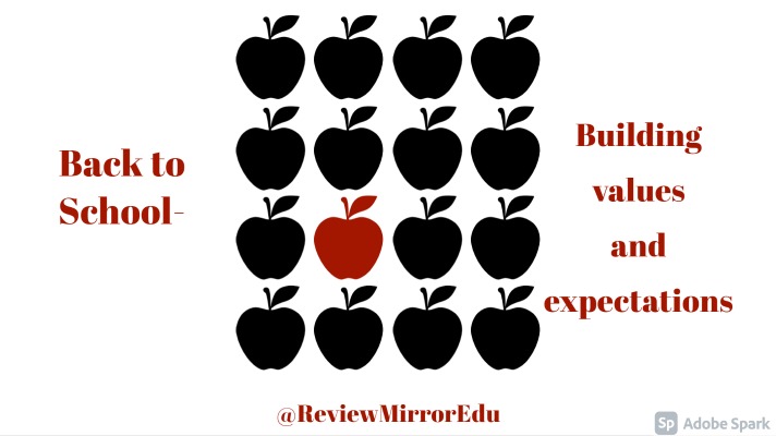 Back to School-Cultivating new values and&nbsp;expectations